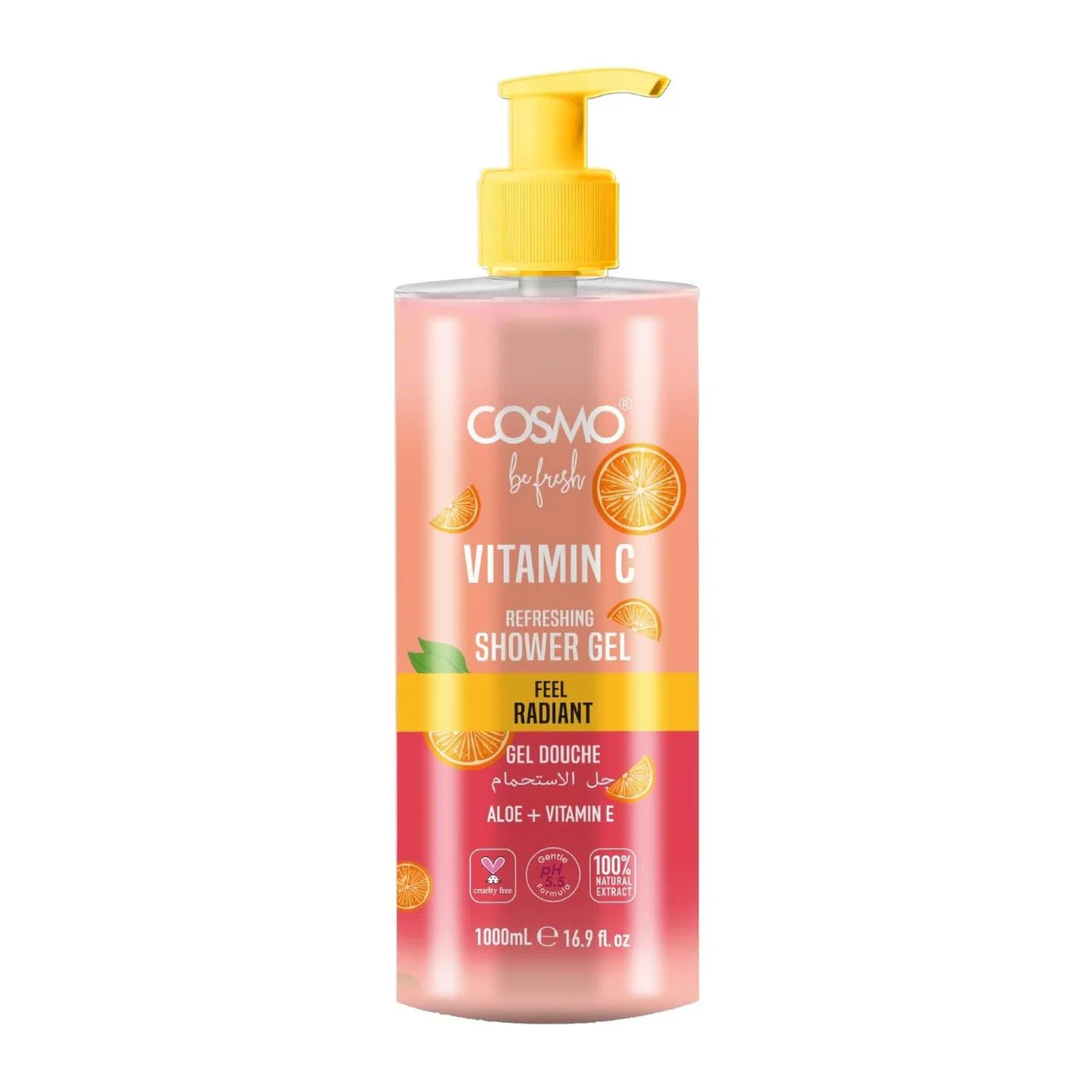  Cosmo Be Fresh Vitamin C Shower Gel 1000ml